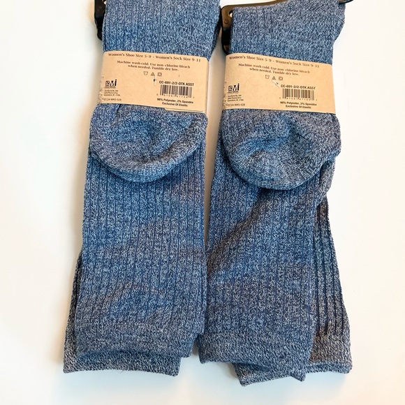 Clear Creek Woman’s Knee High Socks 4 Pairs Size 9 - 11 NWT - Picture 3 of 4